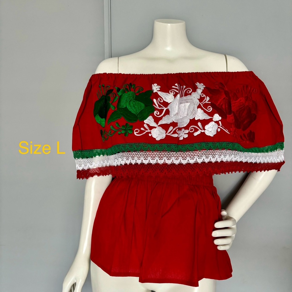Off the shoulder Mexican Blouse/ Blusa Mexicana